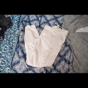 White Hollister Capris!